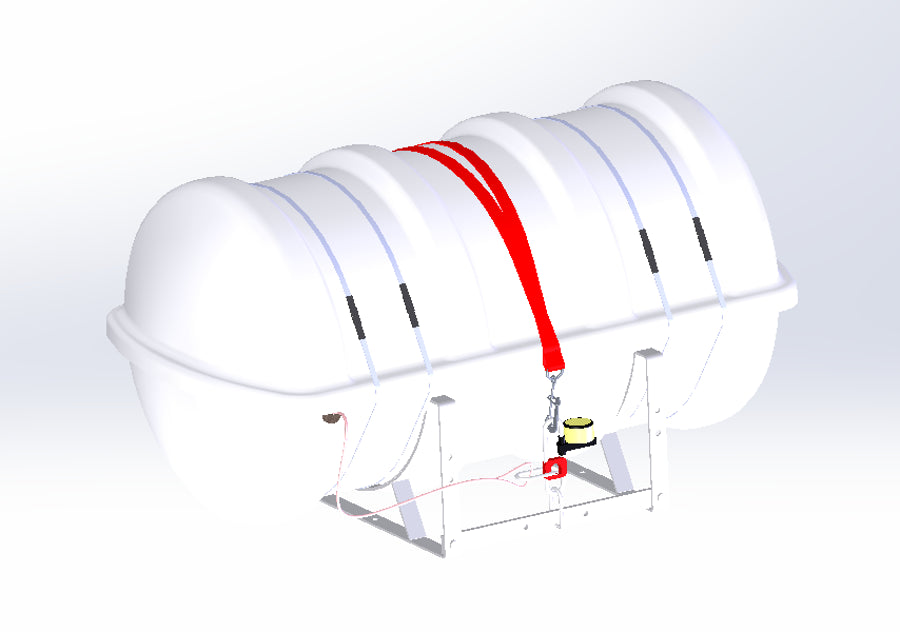 Liferaft - VIKING, 4DK+, throw overboard (4 pers.)