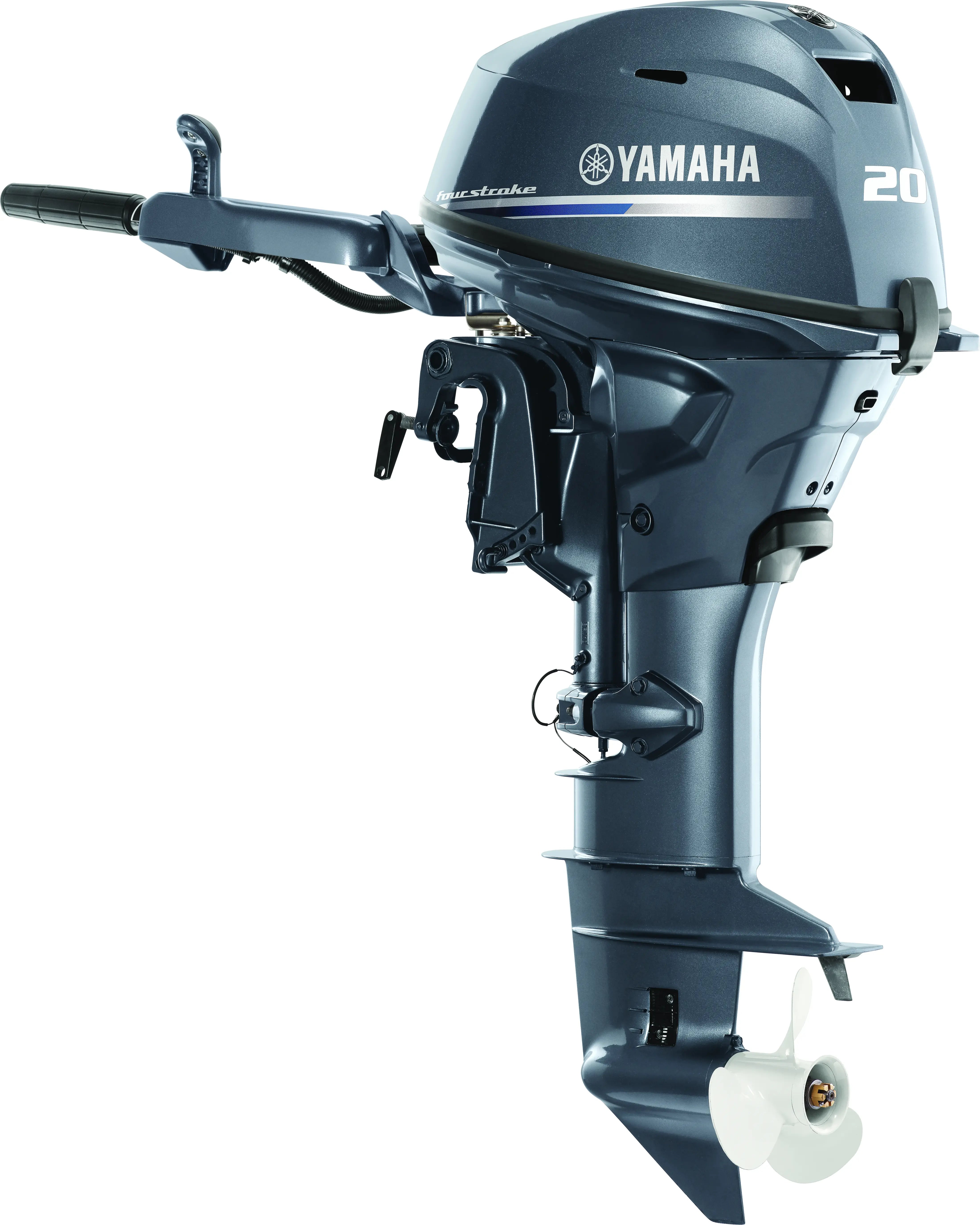 Yamaha F20 Outboard Motor, Grey Color