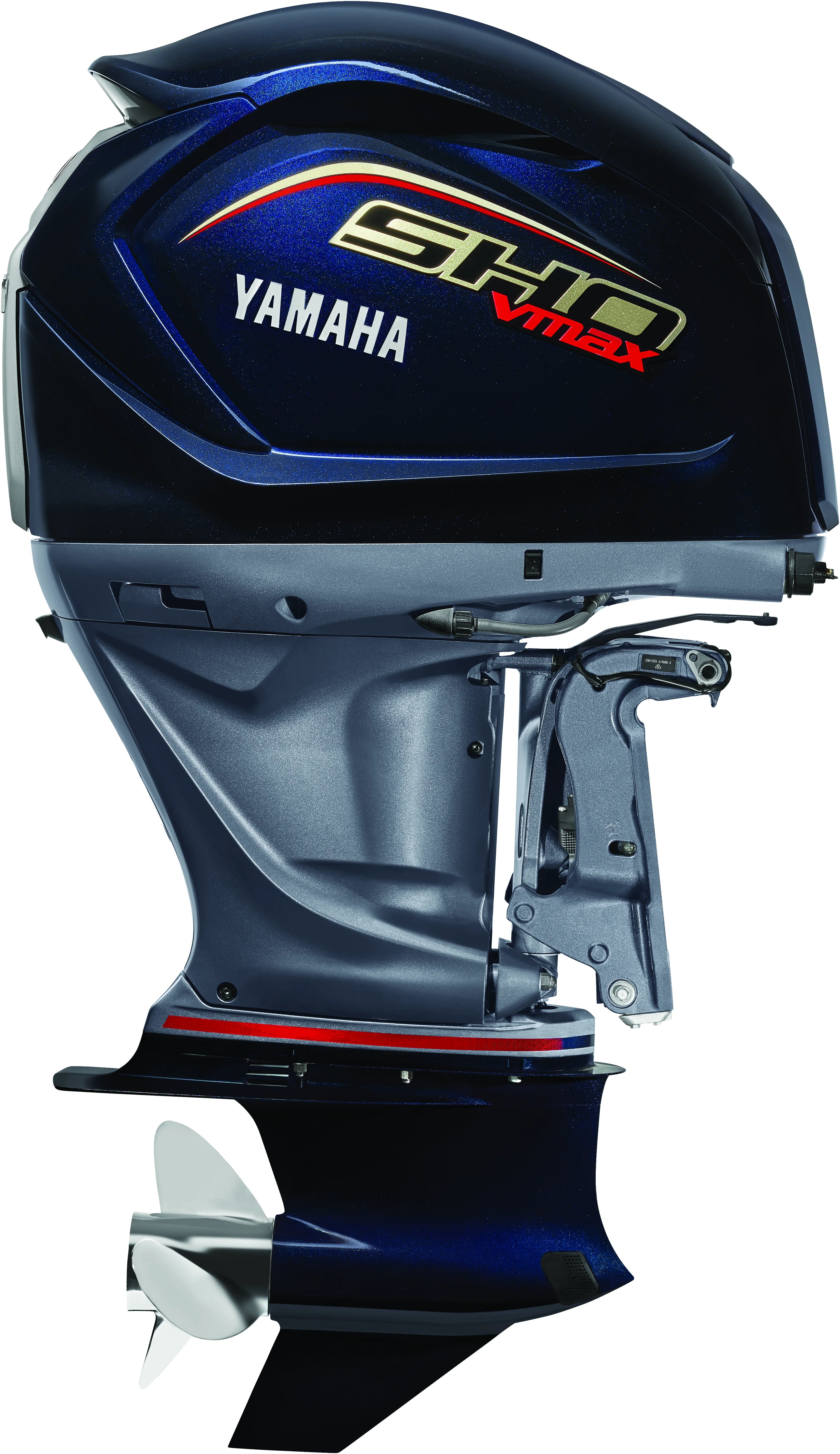 Yamaha F225 225HP outboard at Annapolis Inflatables-versatile V6 4.2‑liter design, perfect for 20‑ft decks or deep‑Vs, 25” shaft, 50‑amp alternator
