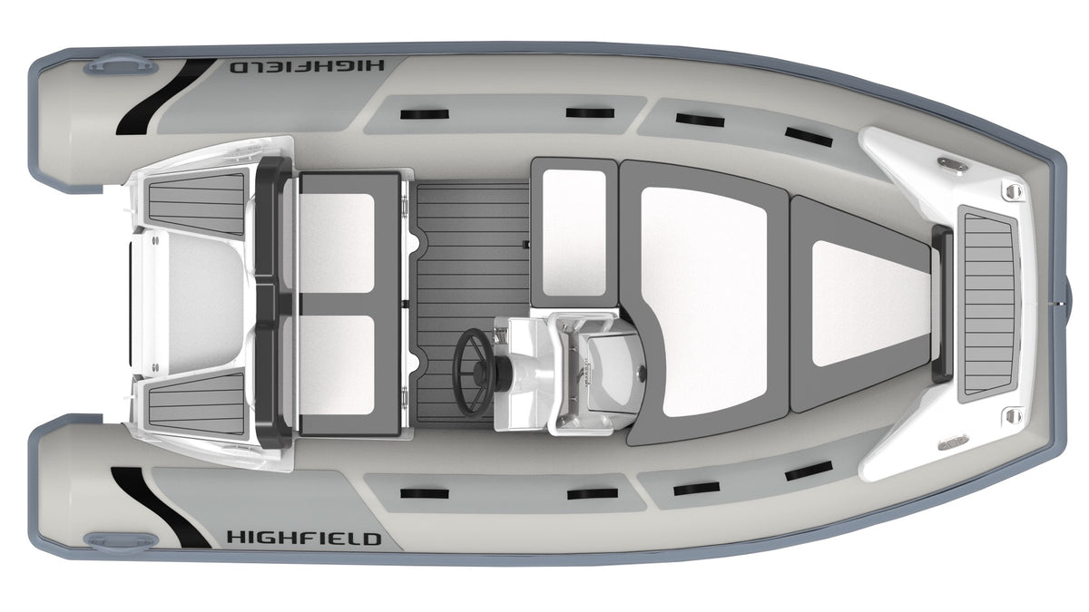 Annapolis Inflatables Highfield Sport 360 Compact RIB boat, 3.62m, 6-person capacity, 40hp, aluminum hull deck