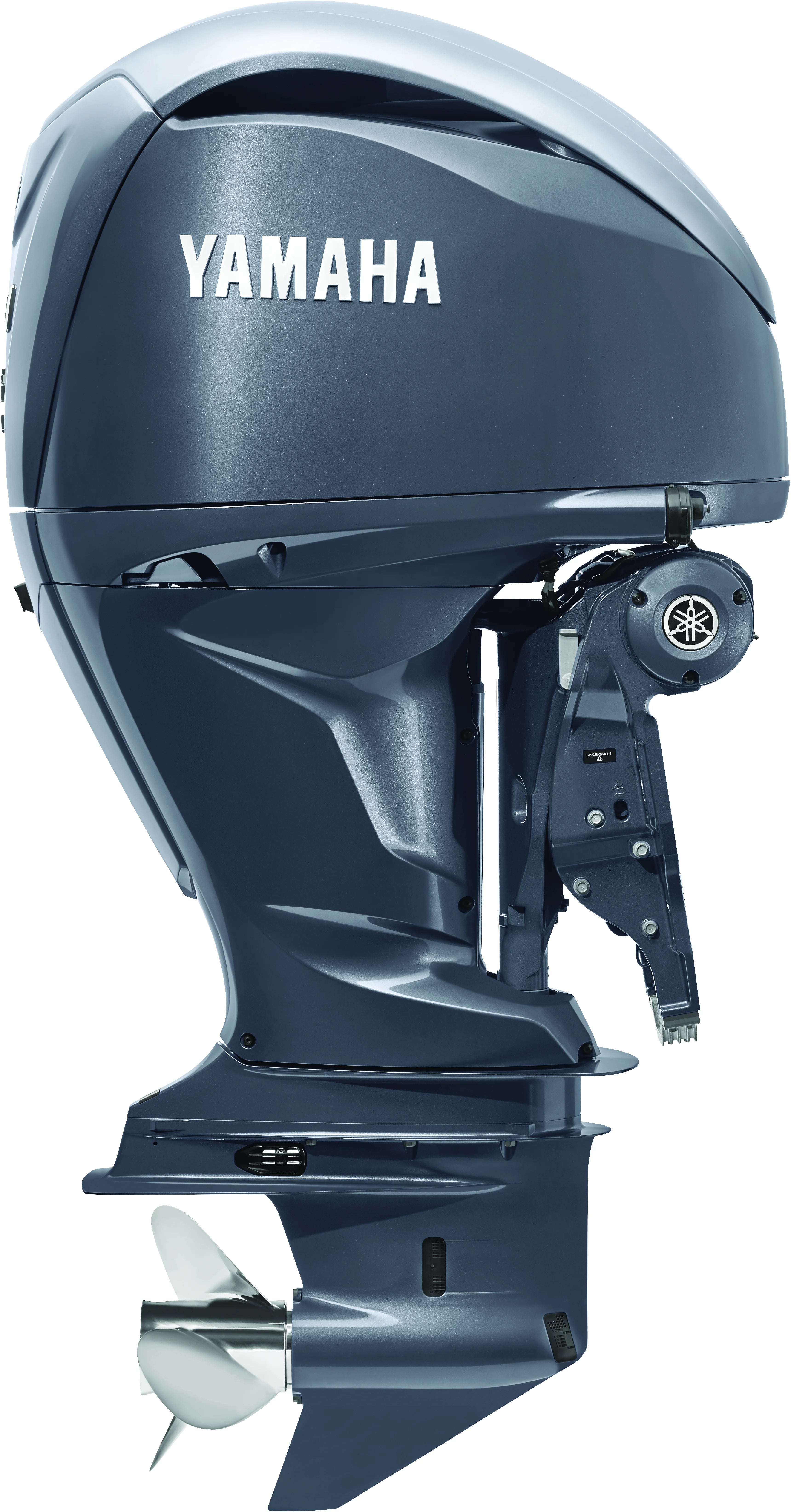 Gray Yamaha F250 Portable Outboard Motor