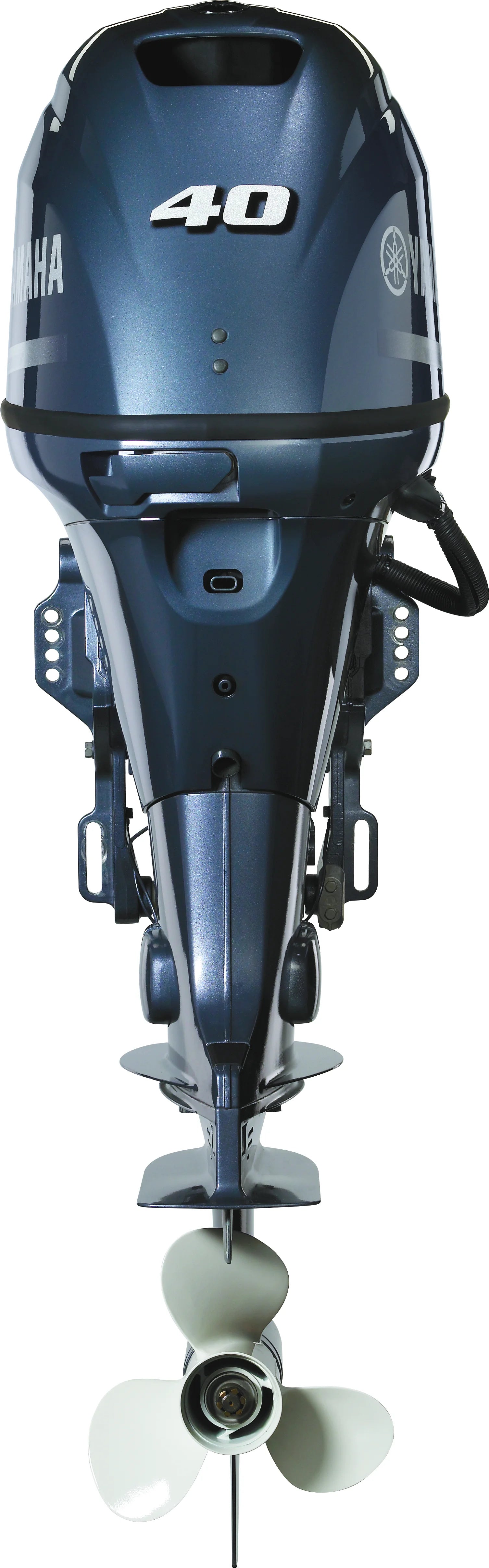 Grey Yamaha F40 Outboard Motor 