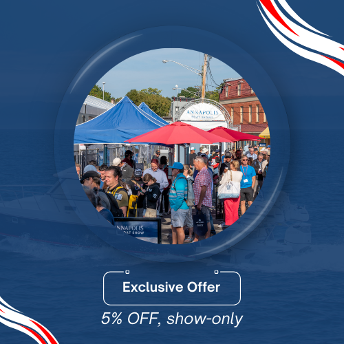 Get Show Exclusive Discounts Offer at Annapolis Inflatables Booth in U.S. Powerboat Show