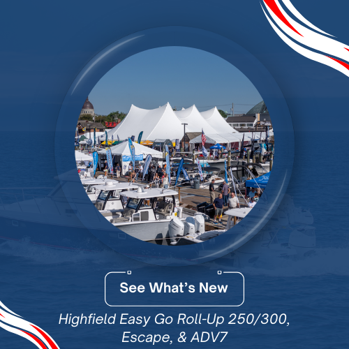 At U.S. Powerboat Show, featuring New Launch Highfield Easy Go Roll-Up 