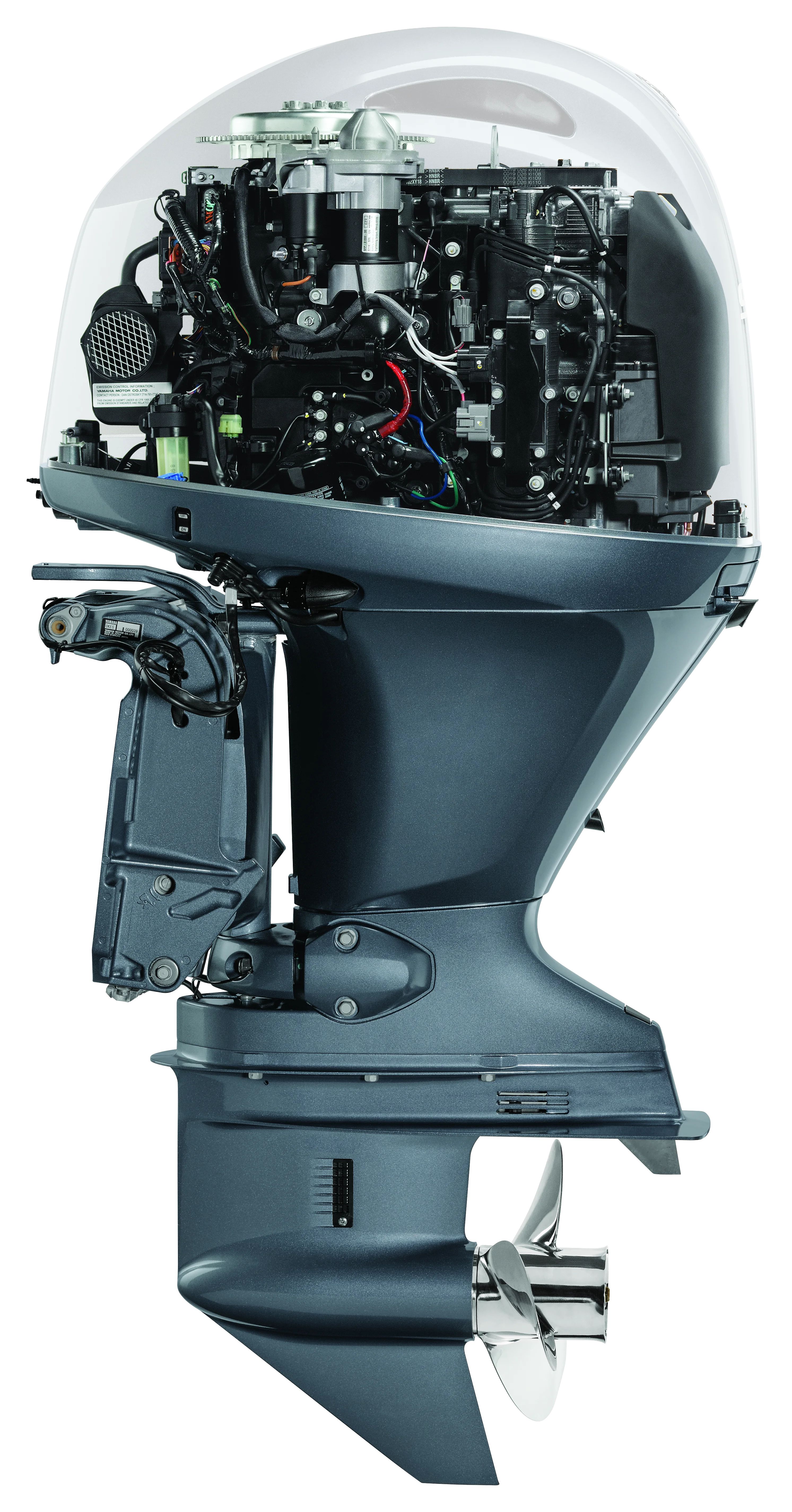 Yamaha F90 Outboard Motor part ghosted