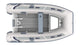 Highfield Classic 290 compact RIB inflatable tender top view with teak floor and aluminum hull | Annapolis Inflatables